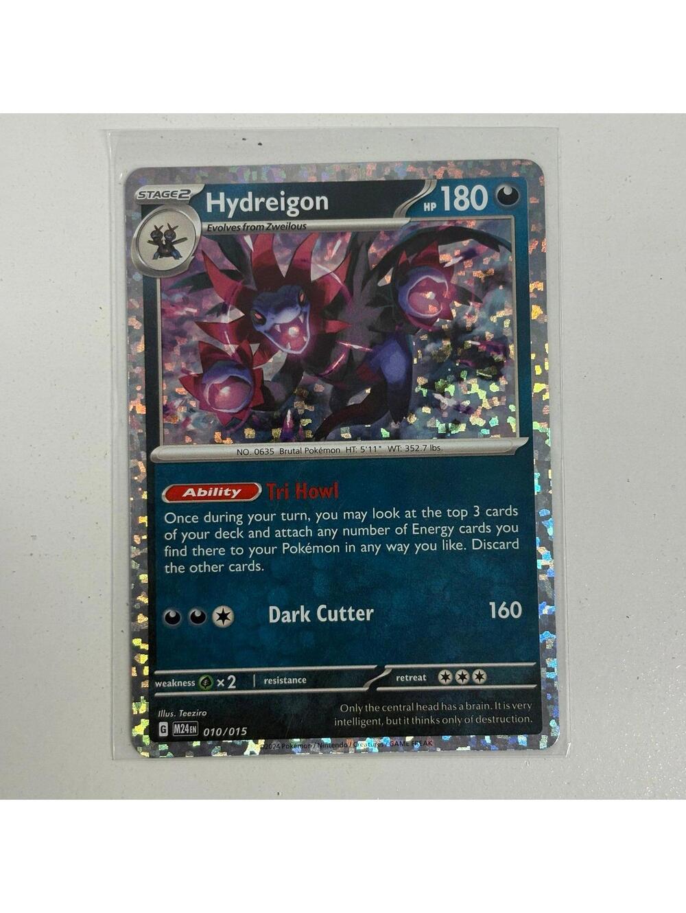 Pokemon Hydreigon Promo Card McDonald's 2025 Series 010/015